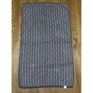 Vintage Cannon Sterling Choice Bath Towel Geometric Mid Modern Made In USA